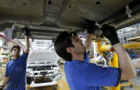 صادرات ۵۸.۴ میلیون دلار خودرو و لوازم یدکی در هفت ماه