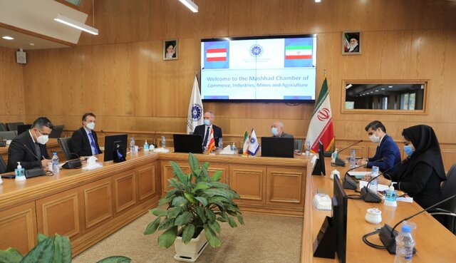 اتریش و خراسان رضوی ظرفیت زیادی برای توسعه تعاملات اقتصادی دارند