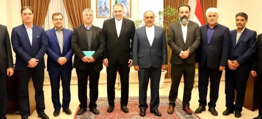 نشست مشترک آقای صابری سفیر محترم ایران در تاجیکستان با اعضای هیئت مدیره اتاق مشترك ايران و تاجيكستان