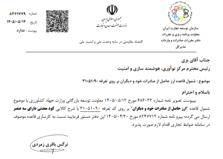 <strong>اعمال قاعده ارز حاصل از صادرات برای کود معدنی سه‌عنصری</strong>