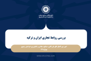 گزارش بررسی روابط تجاری ایران و ترکیه با برش استان خراسان رضوی